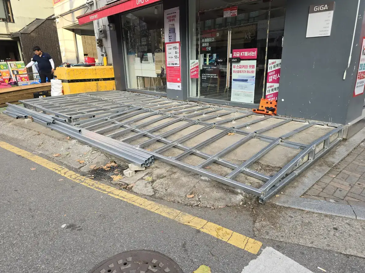 루프탑 데크 시공사례